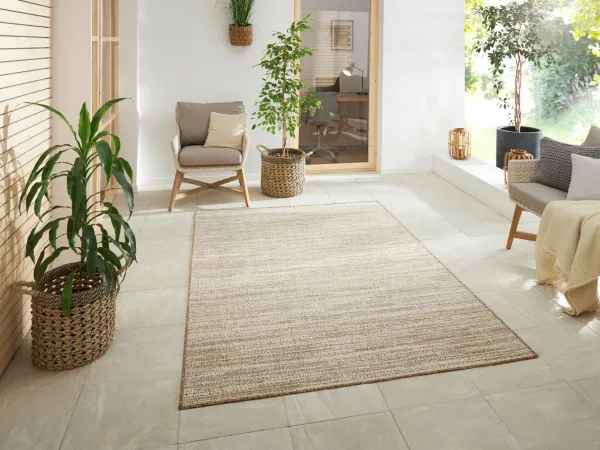 Obojstranný koberec GEMINI Melange linen