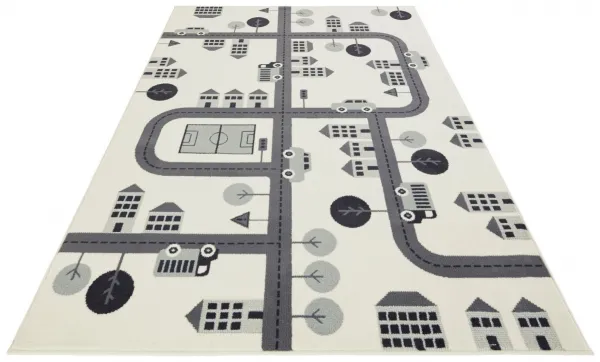 Hanse Home Collection koberce Detský koberček Adventures 105529 Creme - 80x150 cm