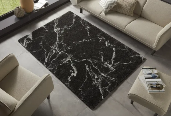 Mint Rugs - Hanse Home koberce Kusový koberec Nomadic 104893 Black Cream - 160x230 cm