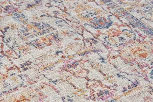 Nouristan - Hanse Home koberce Behúň Cairo 105591 Luxor Cream Multicolored – na von aj na doma - 80x200 cm