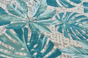 Koberec Flair Tropical Leaves tyrkysový
