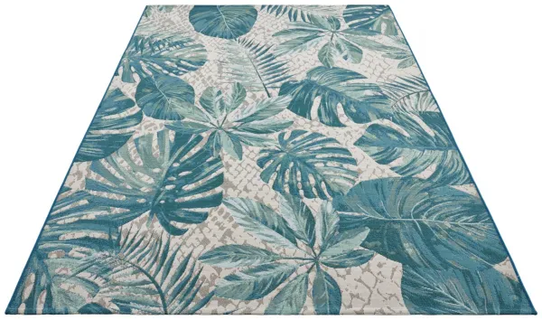 Koberec Flair Tropical Leaves tyrkysový