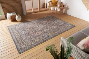 Nouristan - Hanse Home koberce Kusový koberec Cairo 105588 Port Said Cream Blue – na von aj na doma - 200x280 cm