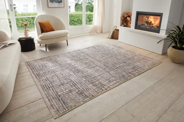 Hanse Home Collection koberce Kusový koberec Terrain 105602 Sole Cream Grey - 80x120 cm