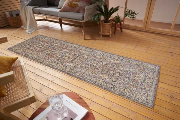 Nouristan - Hanse Home koberce Kusový koberec Cairo 105589 Luxor Grey Multicolored – na von aj na doma - 80x120 cm