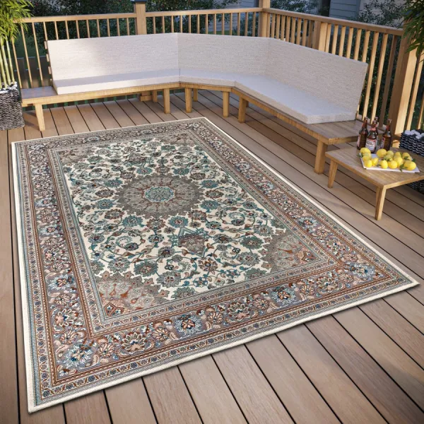 Hanse Home Collection koberce Kusový koberec Flair 105718 Cream Beige – na von aj na doma - 80x165 cm
