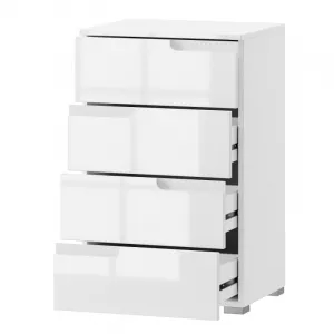 Szynaka Komoda Selene 2 50 cm biela mat/lesk
