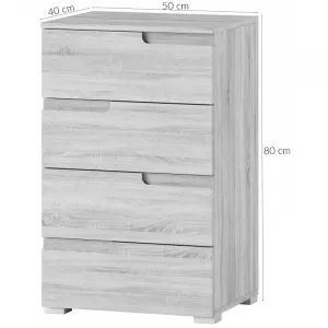 Szynaka Komoda Selene 2 50 cm biela mat/lesk