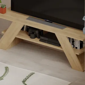 TV stolík Houseland Farfalla 120 cm dub prírodný