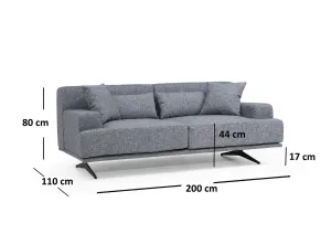 Dvojmiestna pohovka Bentley 2 Seater - Grey