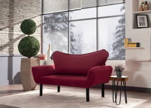 Dvojmiestna rozkladacia pohovka Chatto - Maroon