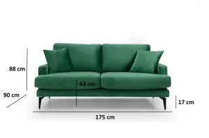Dvojmiestna pohovka Papira 2 Seater