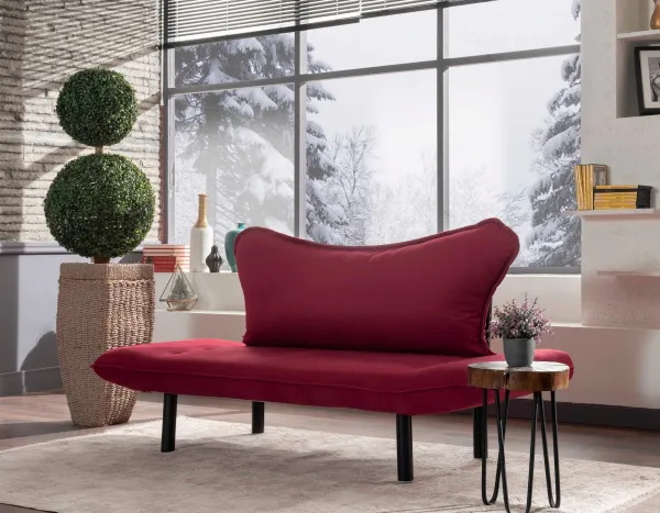 Dvojmiestna rozkladacia pohovka Chatto - Maroon