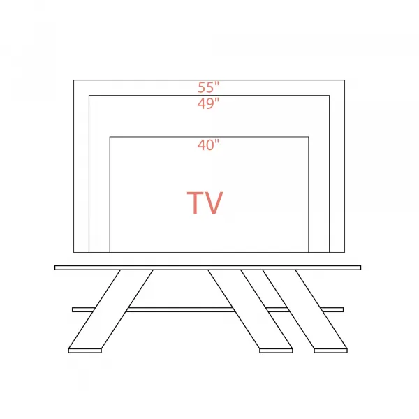 TV skrinka Houseland Fella dub safírový