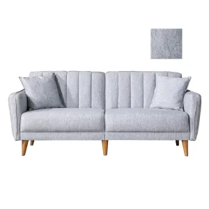 Hanah Home 3-miestna pohovka Aqua 210 cm šedá