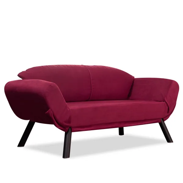 Dvojmiestna rozkladacia pohovka Genzo - Maroon