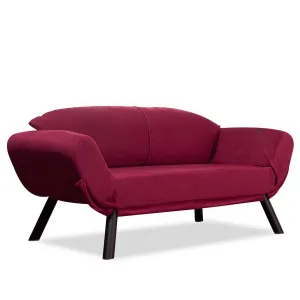 Dvojmiestna rozkladacia pohovka Genzo - Maroon