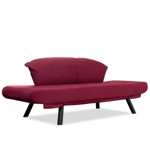 Dvojmiestna rozkladacia pohovka Genzo - Maroon