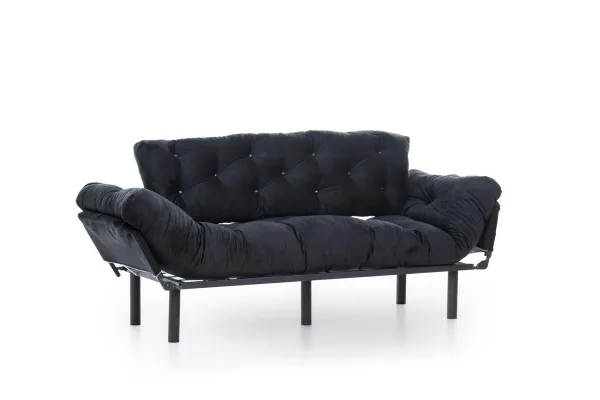 Trojmiestna rozkladacia pohovka Nitta Triple - Black