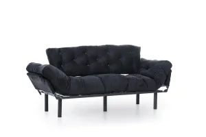 Trojmiestna rozkladacia pohovka Nitta Triple - Black