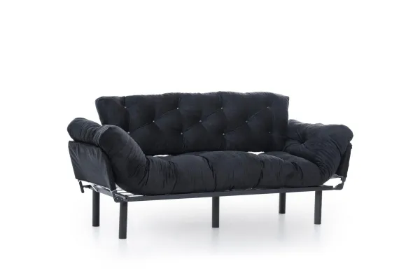 Trojmiestna rozkladacia pohovka Nitta Triple - Black