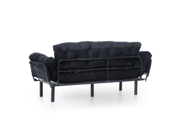 Trojmiestna rozkladacia pohovka Nitta Triple - Black