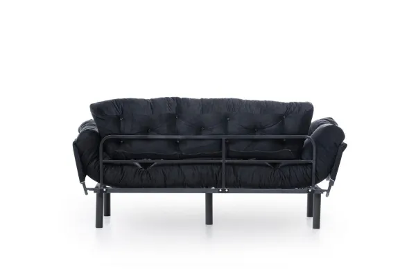 Trojmiestna rozkladacia pohovka Nitta Triple - Black