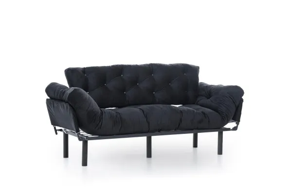 Trojmiestna rozkladacia pohovka Nitta Triple - Black