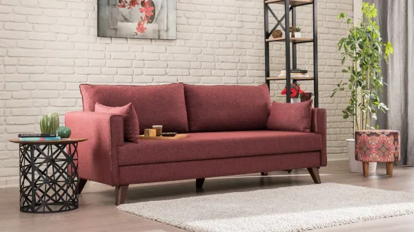 Trojmiestna rozkladacia pohovka Bella Sofa Bed - Claret Red