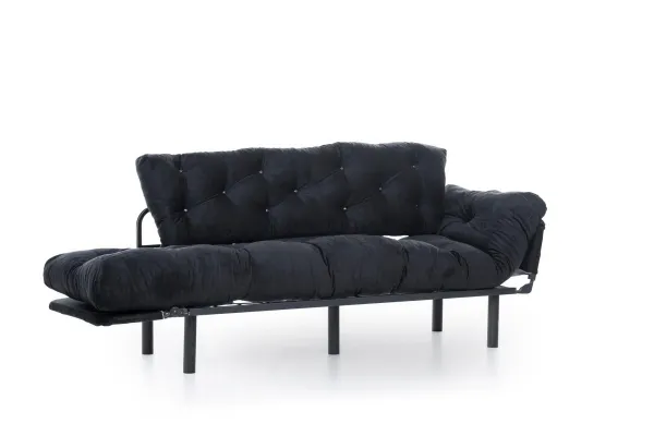 Trojmiestna rozkladacia pohovka Nitta Triple - Black