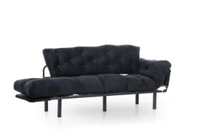 Trojmiestna rozkladacia pohovka Nitta Triple - Black