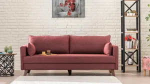 Trojmiestna rozkladacia pohovka Bella Sofa Bed - Claret Red
