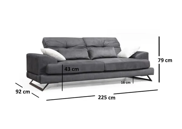 Trojmiestna pohovka Frido 3 Seater