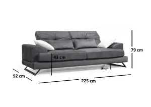Trojmiestna pohovka Frido 3 Seater