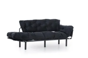 Trojmiestna rozkladacia pohovka Nitta Triple - Black