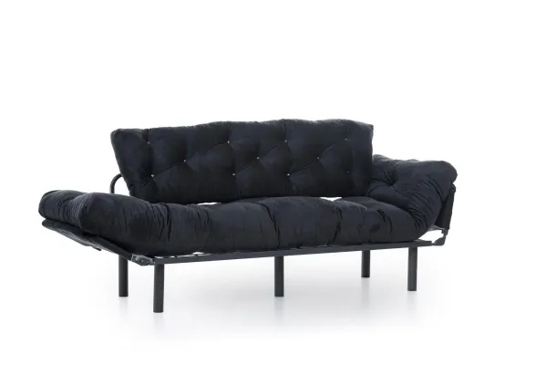 Trojmiestna rozkladacia pohovka Nitta Triple - Black
