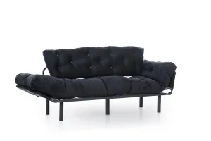 Trojmiestna rozkladacia pohovka Nitta Triple - Black