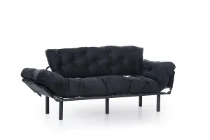 Trojmiestna rozkladacia pohovka Nitta Triple - Black