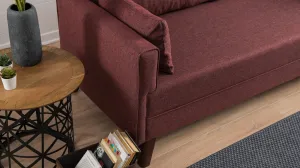 Trojmiestna rozkladacia pohovka Bella Sofa Bed - Claret Red