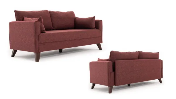 Trojmiestna rozkladacia pohovka Bella Sofa Bed - Claret Red