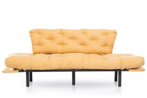 Hanah Home 3-miestna pohovka Nitta 185 cm horčicová