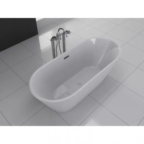 Akrylátová vana Mexen FLAVIA 170 x 80 cm biela + automatická výpusť