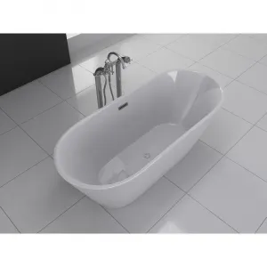 Akrylátová vana Mexen FLAVIA 170 x 80 cm biela + automatická výpusť