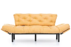 Hanah Home 3-miestna pohovka Nitta 185 cm horčicová