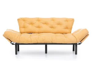 Hanah Home 3-miestna pohovka Nitta 185 cm horčicová