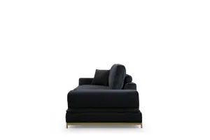 Štvormiestna pohovka Line With Side Table - Black