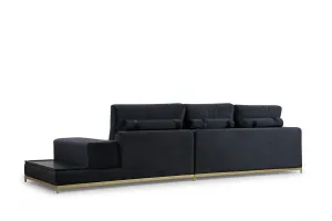Štvormiestna pohovka Line With Side Table - Black