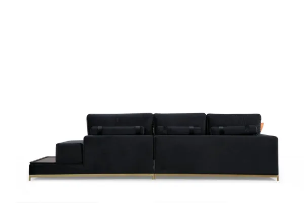 Štvormiestna pohovka Line With Side Table - Black