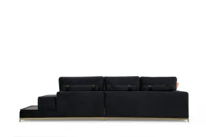 Štvormiestna pohovka Line With Side Table - Black