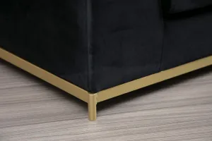 Štvormiestna pohovka Line With Side Table - Black